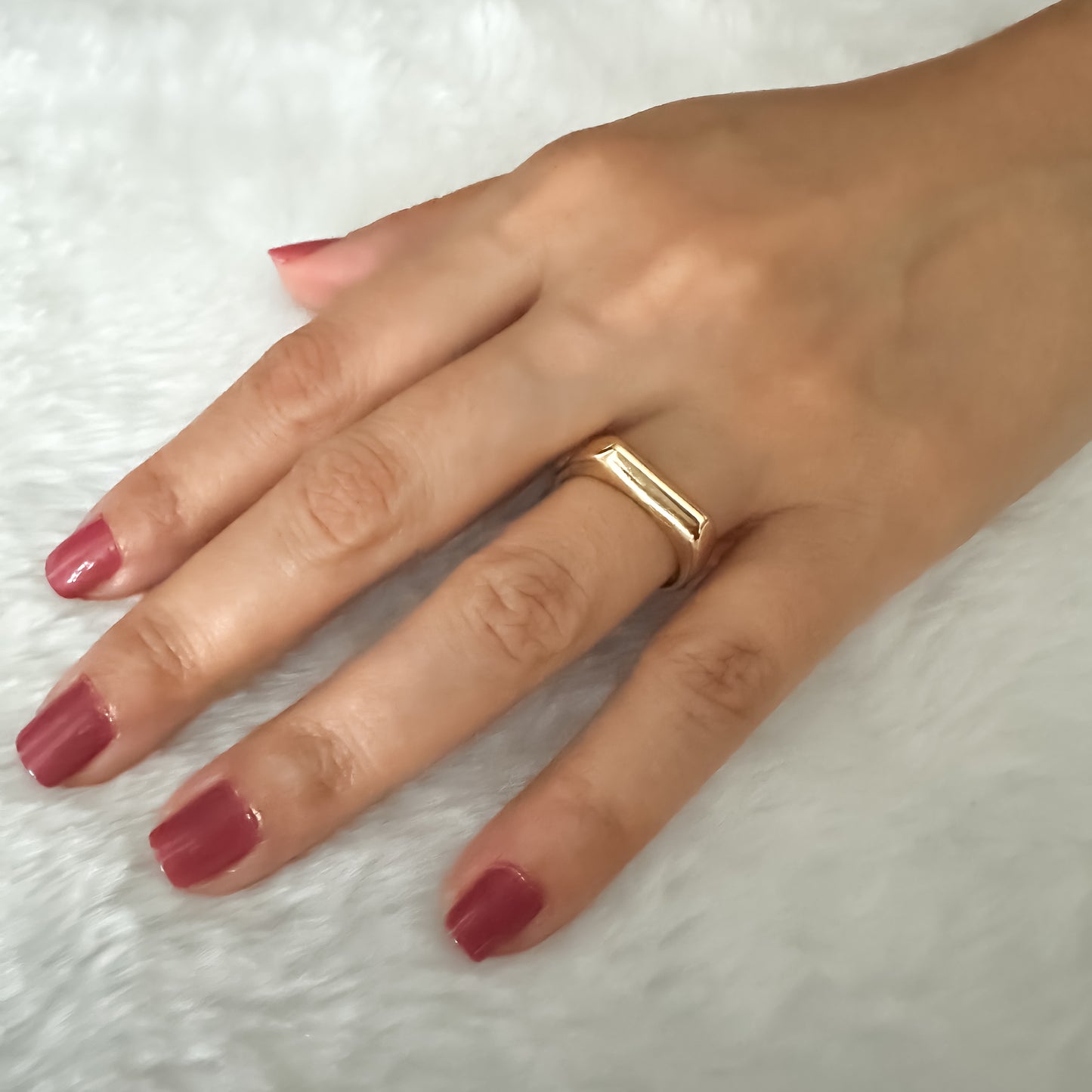 ANEL PRIMOR REGULAVEL - BANHO DE OURO 18k