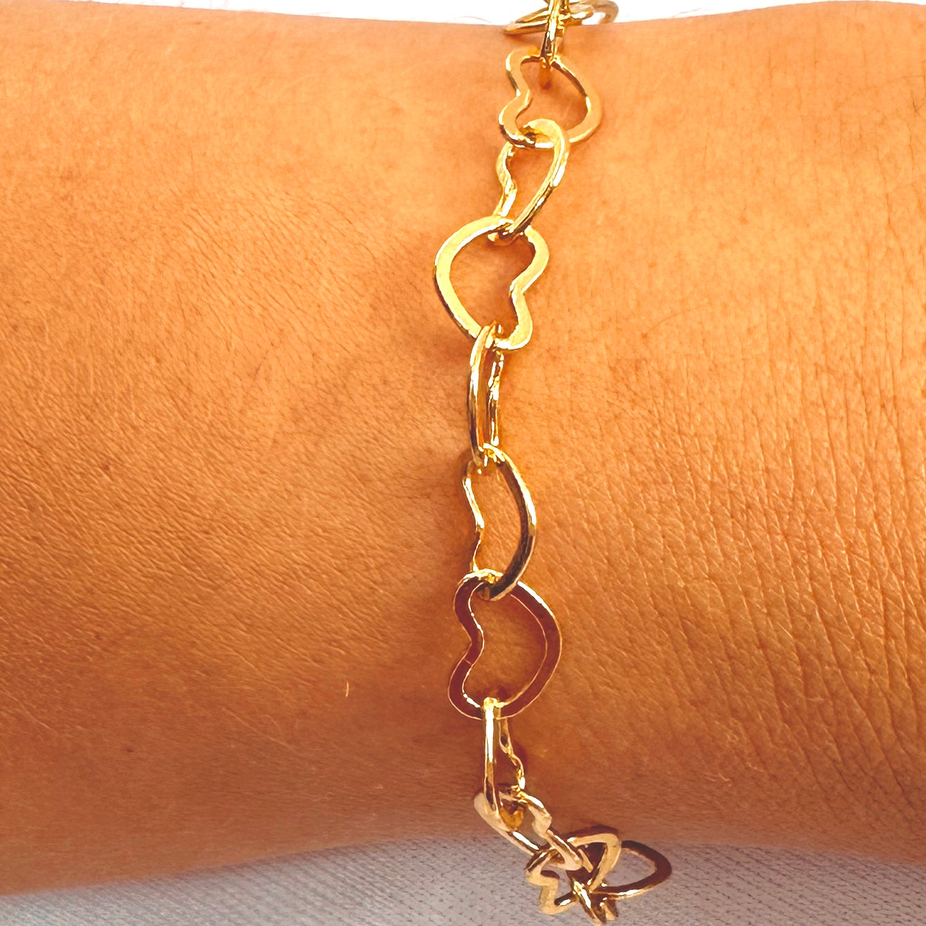 PULSEIRA ELVIRA G - BANHO DE OURO 18k