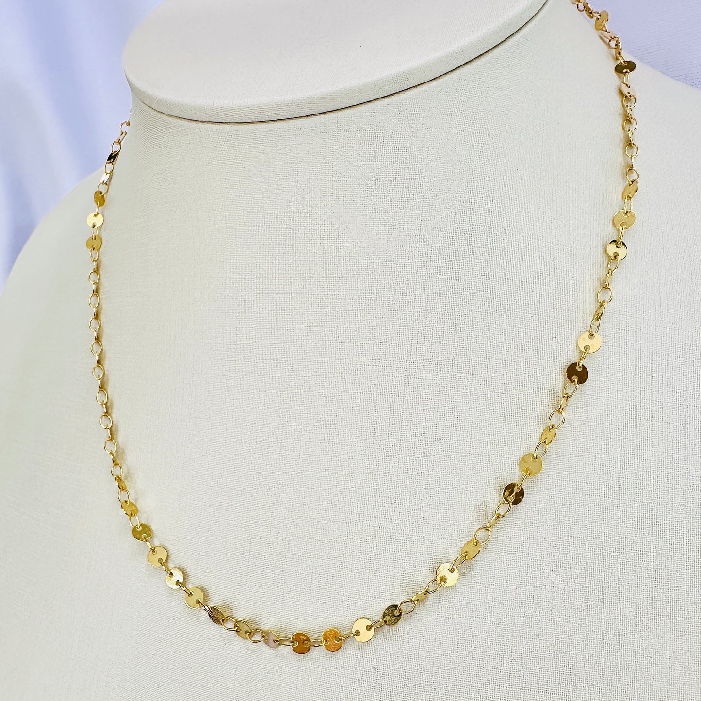 COLAR MEDALHAS 45 CM - BANHO DE OURO 18k