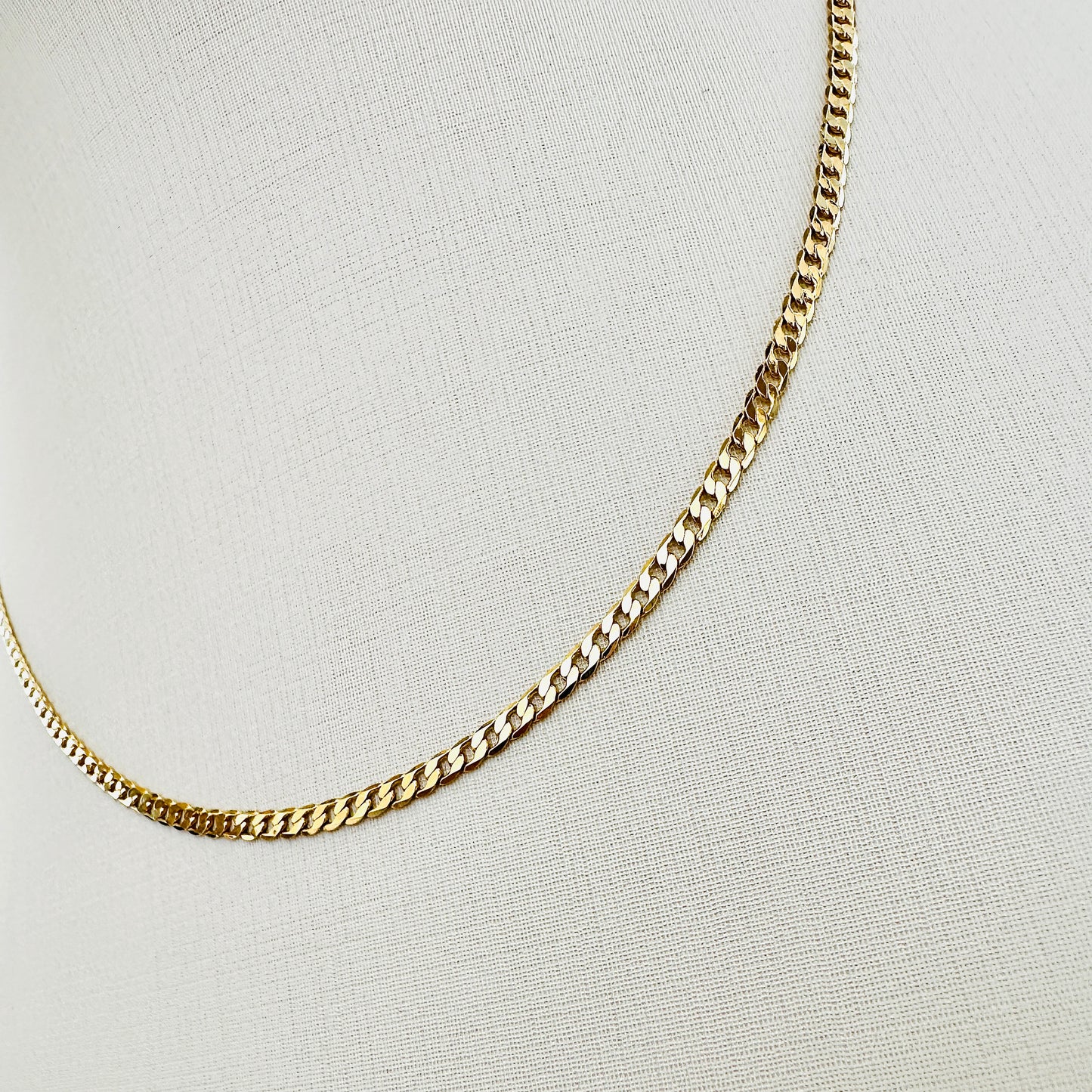 COLAR GABRIELA F 45 CM - BANHO DE OURO 18k