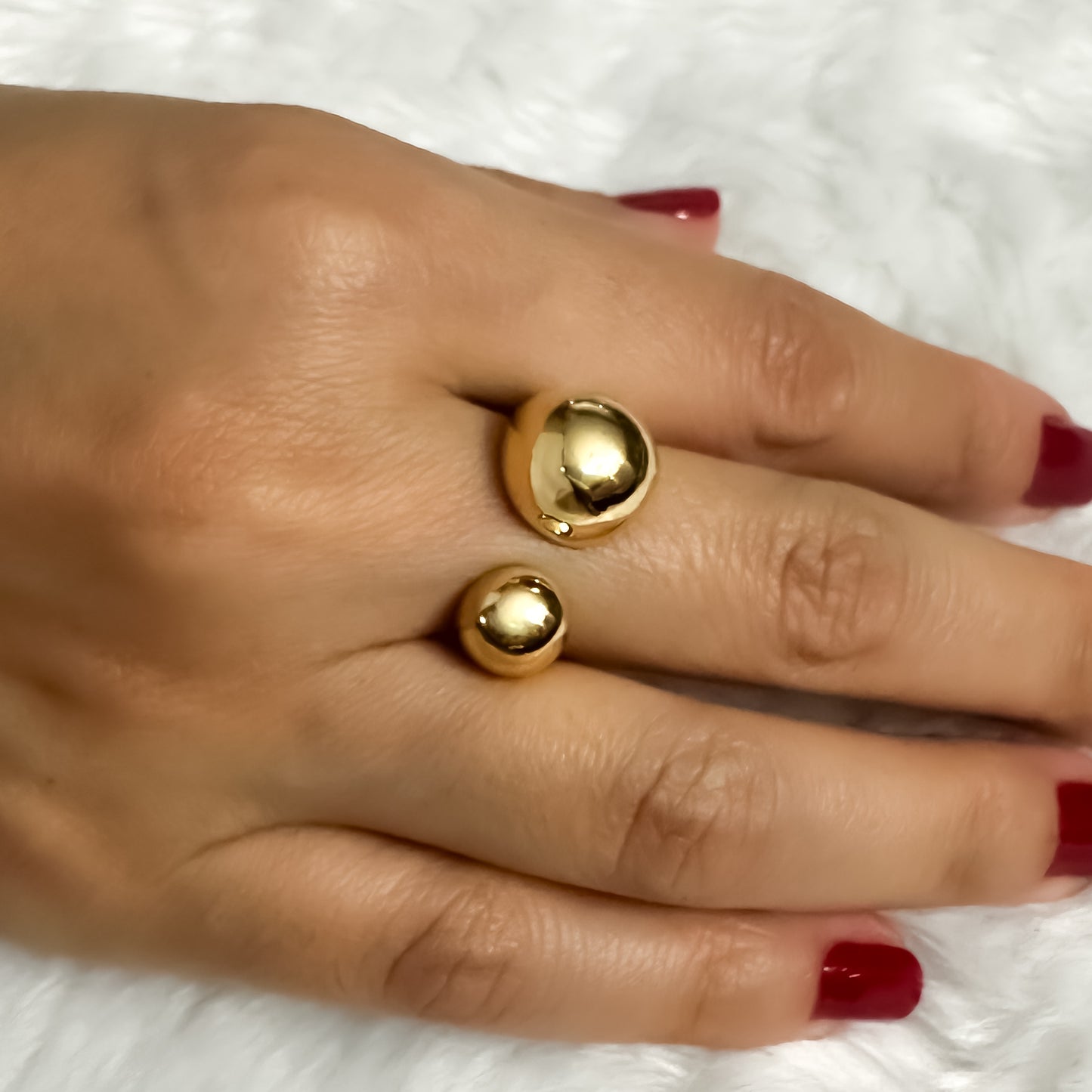 ANEL JACQUE REGULAVEL - BANHO DE OURO 18k