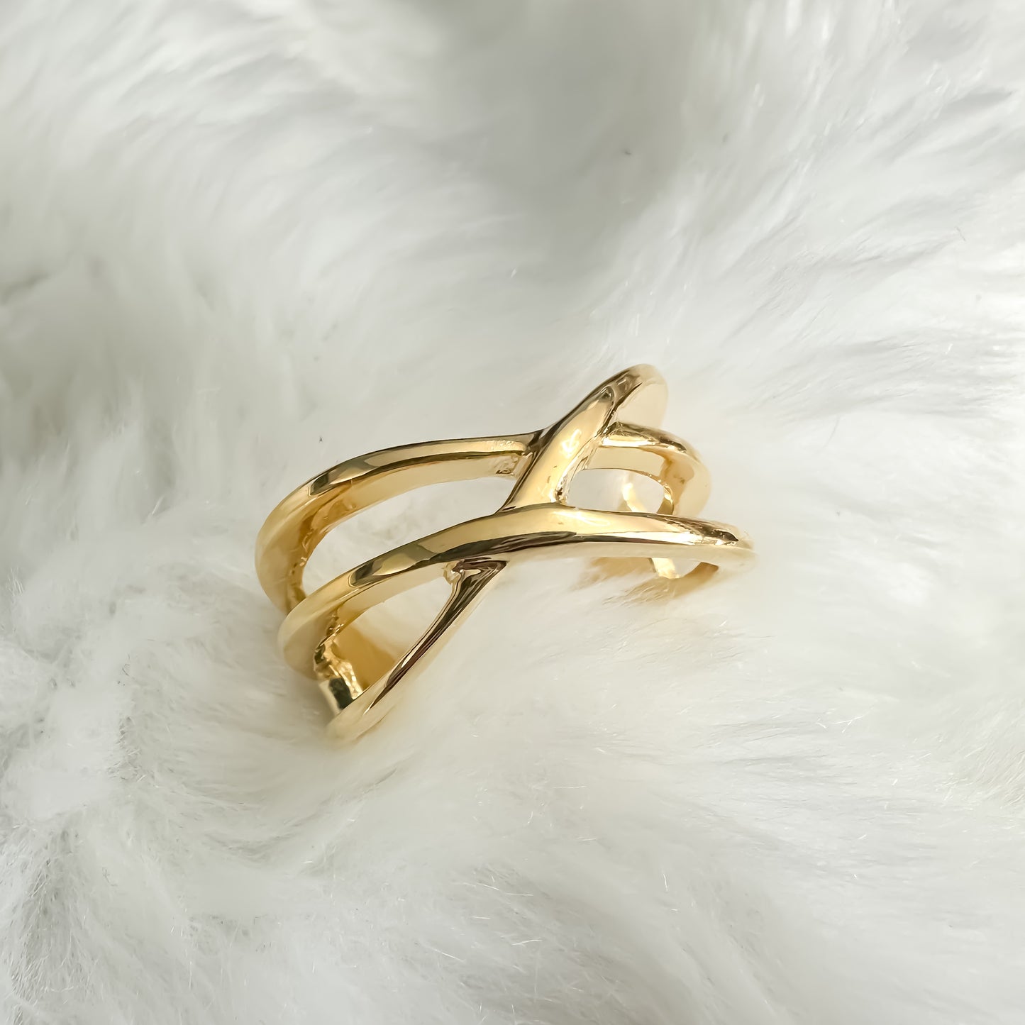 ANEL WIND REGULAVEL - BANHO DE OURO 18k