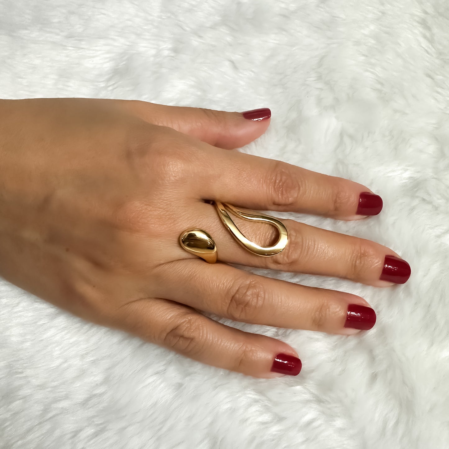 ANEL CARLA REGULAVEL - BANHO DE OURO 18k