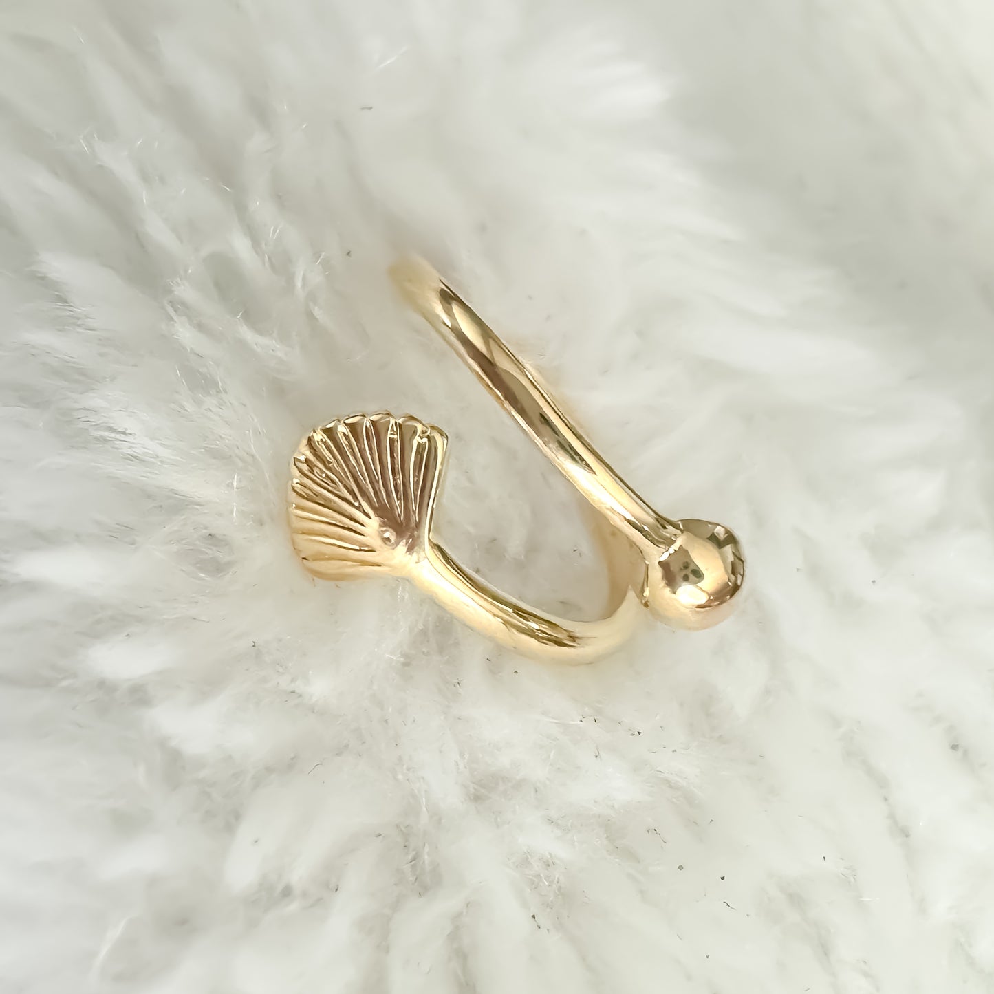 ANEL DEDINHO REGULAVEL - BANHO DE OURO 18k