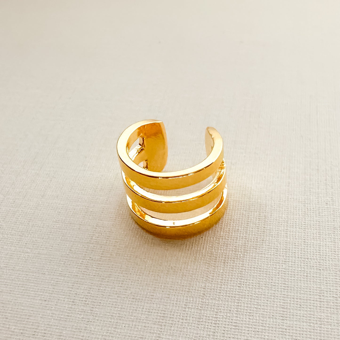 PIERCING EAR CUFF VIVIAN - BANHO DE OURO 18k