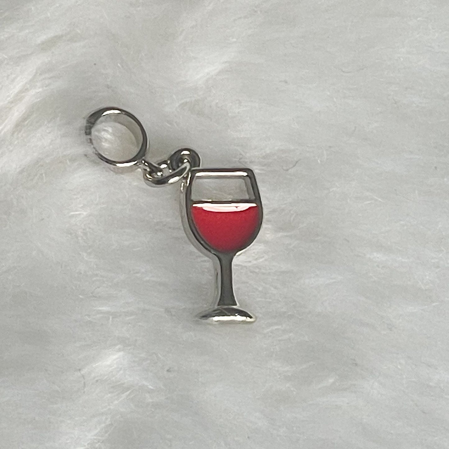 BERLOQUE VINHO RESINADO - BANHO DE RÓDIO BRANCO