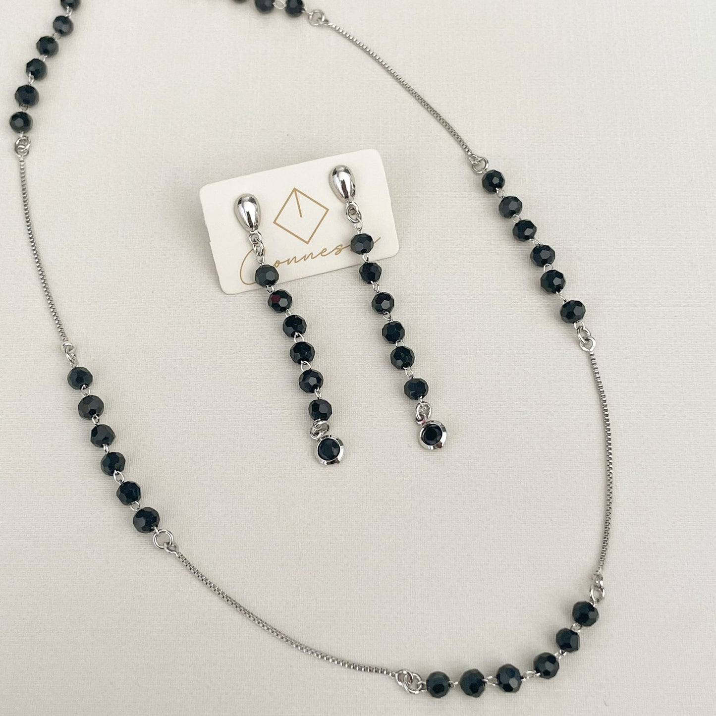 CONJUNTO OLGA - COLAR 60CM E BRINCO