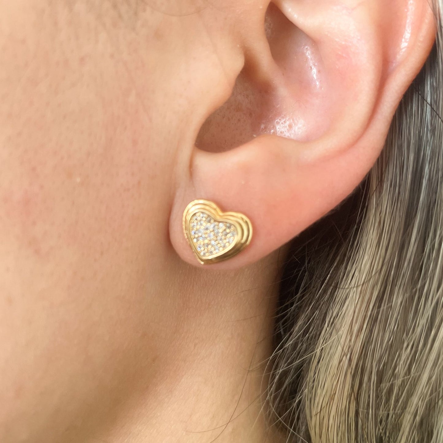 BRINCO MIRNA II PEQ - BANHO DE OURO 18K