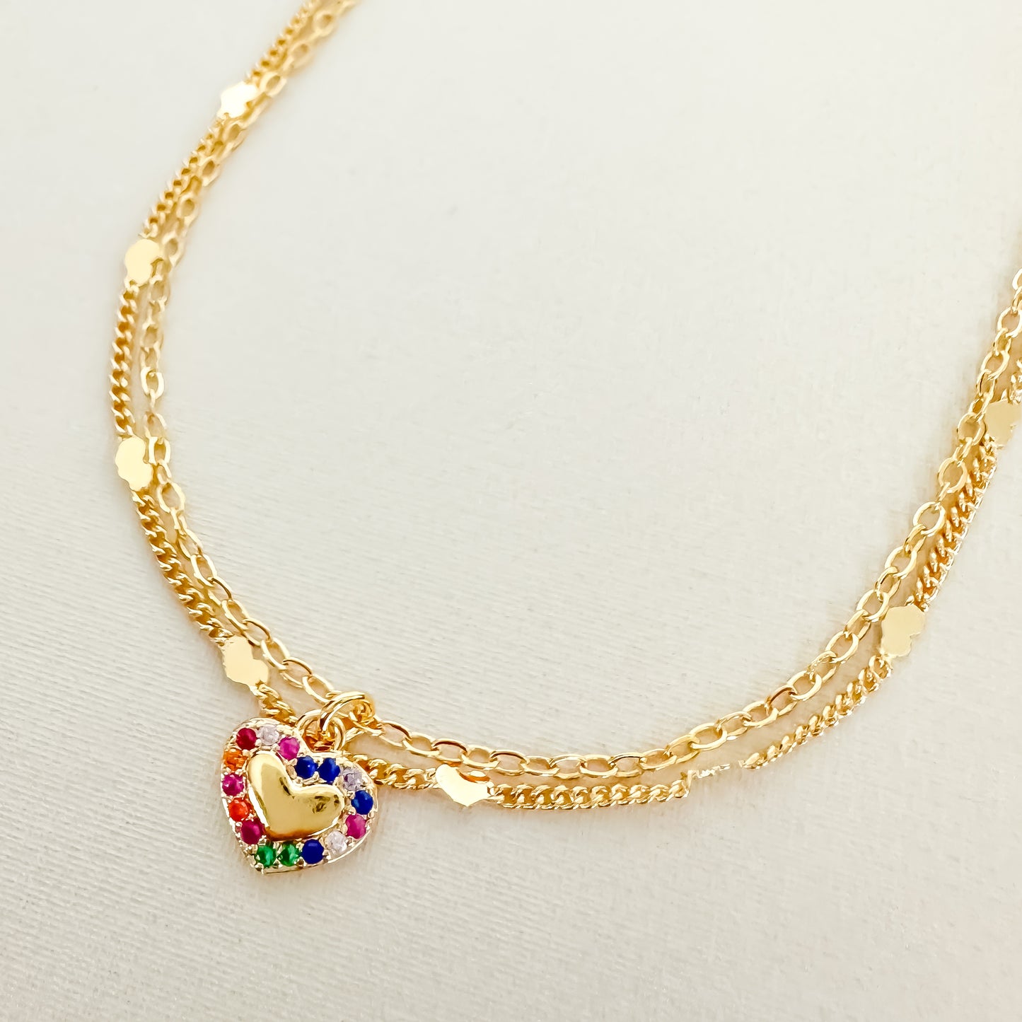 PULSEIRA TWO WAYS - BANHO DE OURO 18k