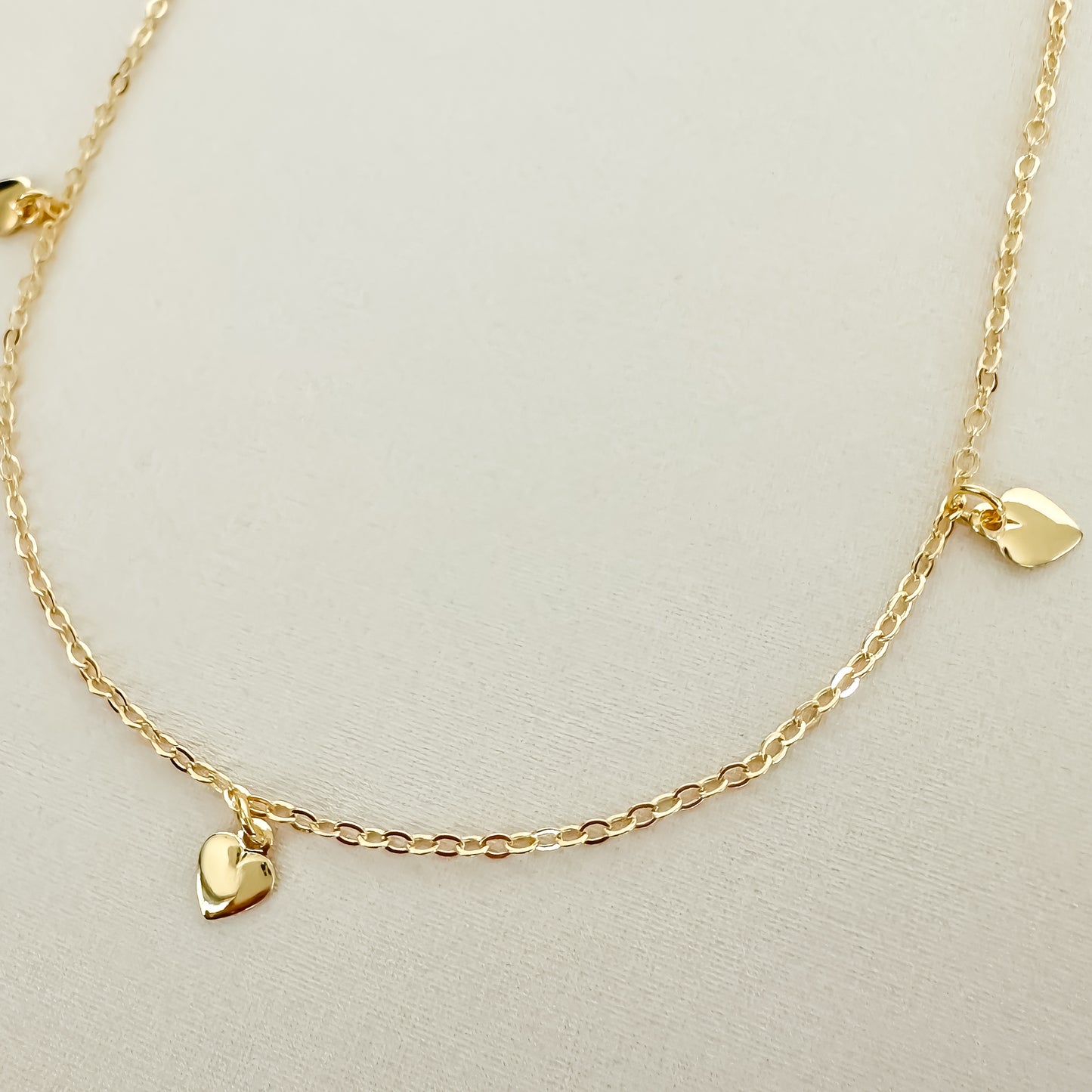 TORNOZELEIRA LOVE MYSELF - BANHO DE OURO 18k