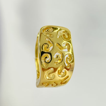 BRINCO CIDA  - BANHO DE OURO 18k