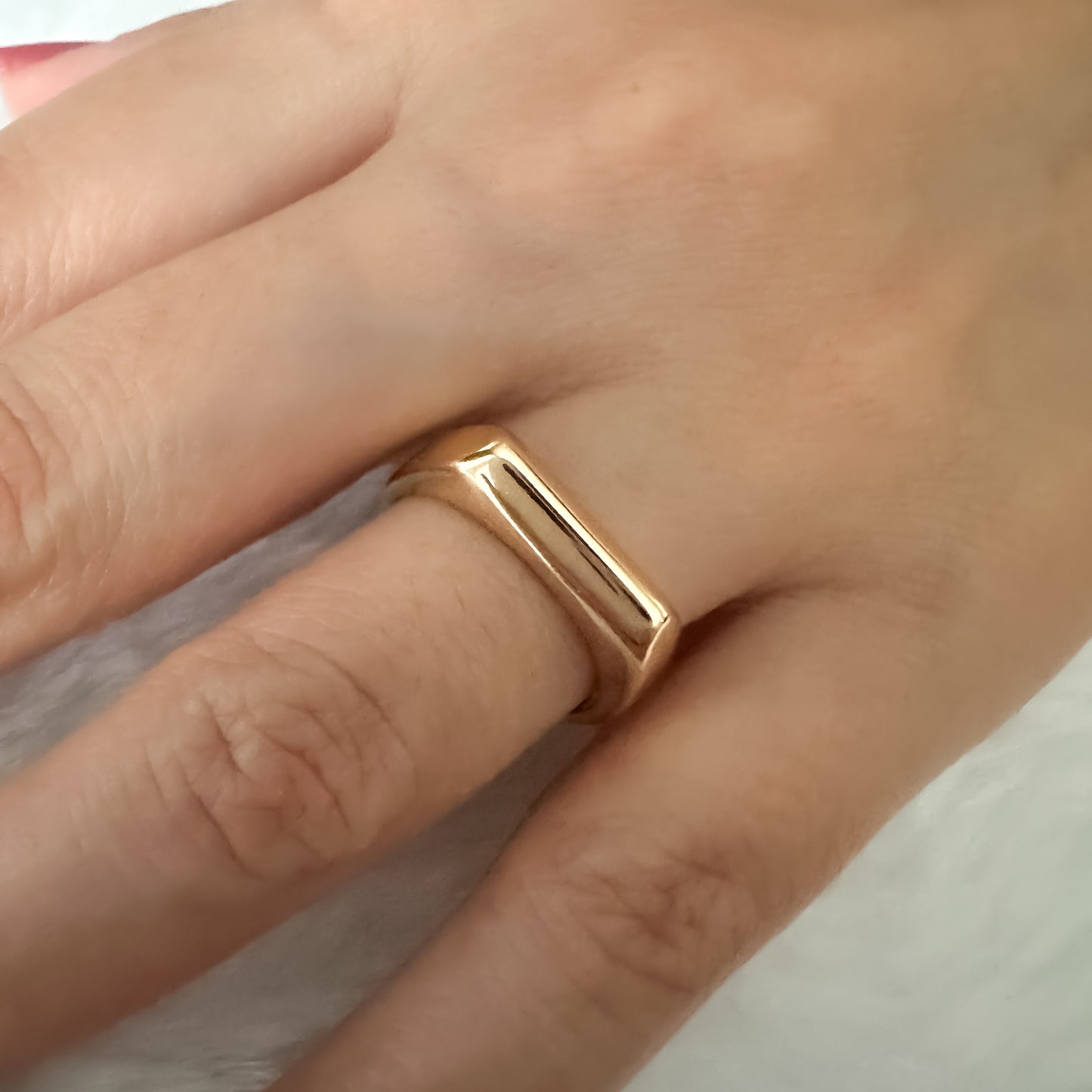 ANEL PRIMOR REGULAVEL - BANHO DE OURO 18k