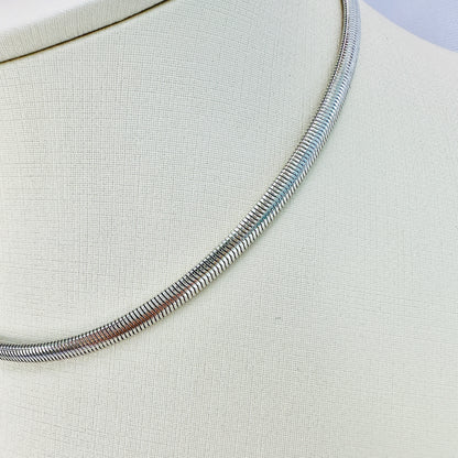 CHOKER VELVET 35 CM - BANHO DE RÓDIO BRANCO