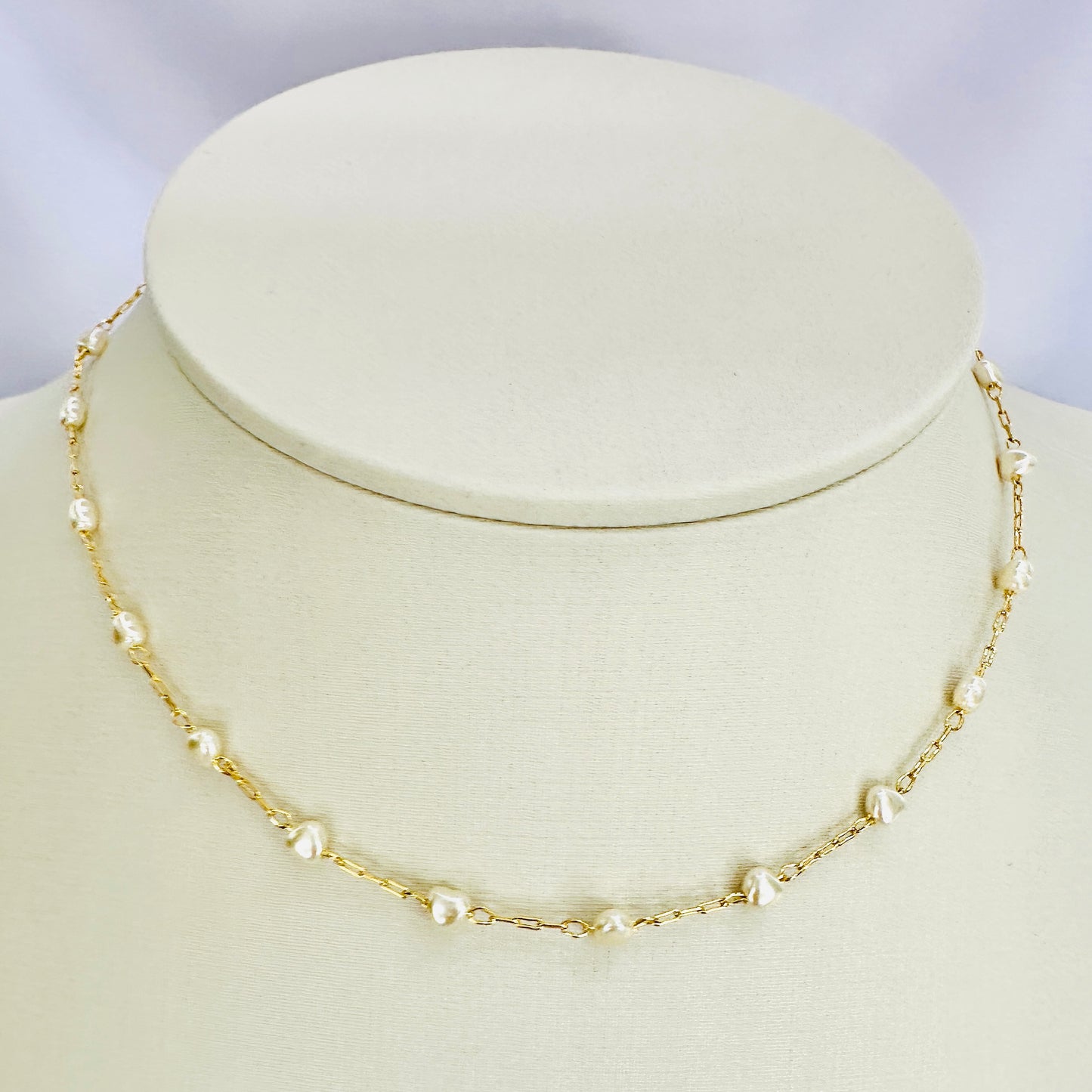 CHOKER HARMONIA 35 CM - BANHO DE OURO 18k
