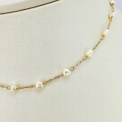 CHOKER HARMONIA 35 CM - BANHO DE OURO 18k