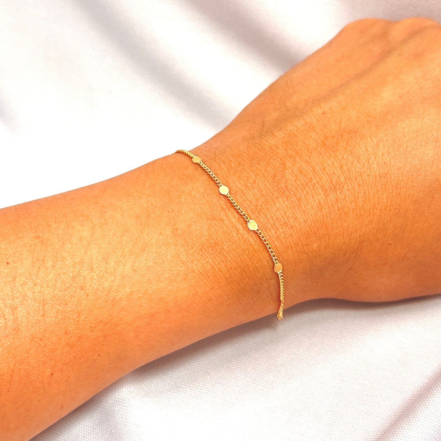PULSEIRA DINAH  - BANHO DE OURO 18k