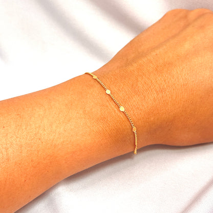 PULSEIRA DINAH  - BANHO DE OURO 18k