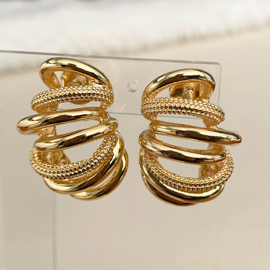 BRINCO MARINA GDE - BANHO DE OURO 18k