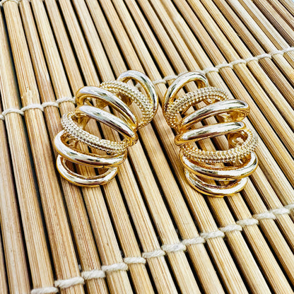 BRINCO MARINA GDE - BANHO DE OURO 18k