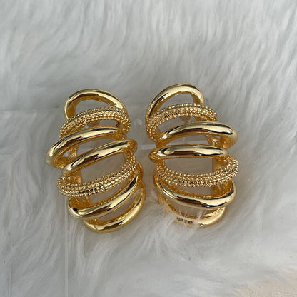 BRINCO MARINA GDE - BANHO DE OURO 18k