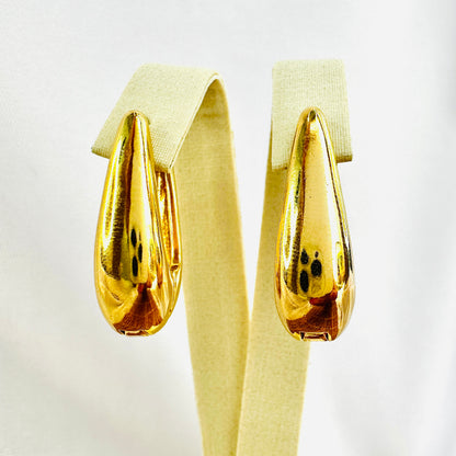 BRINCO TATIANA GDE - BANHO DE OURO 18k
