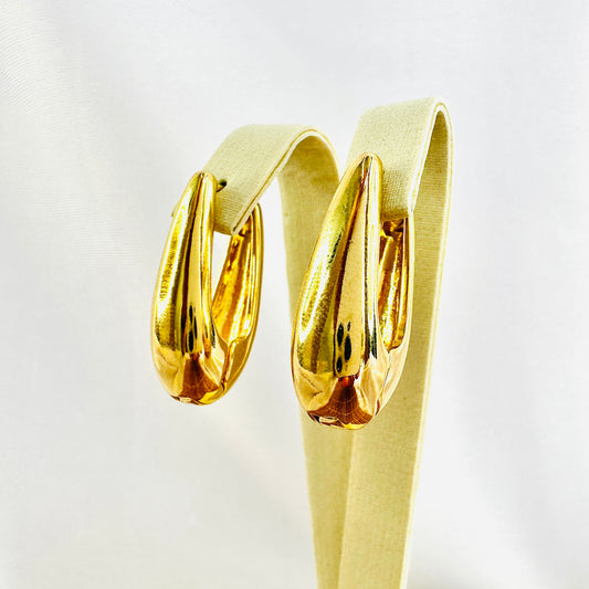BRINCO TATIANA GDE - BANHO DE OURO 18k