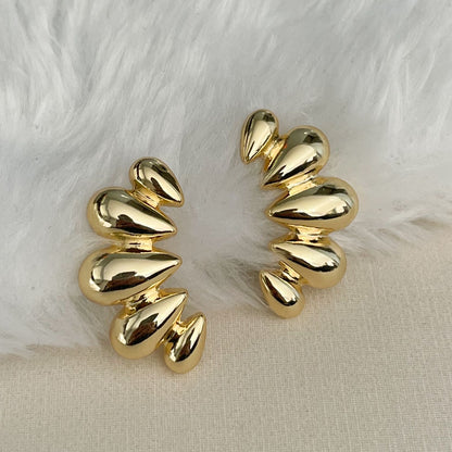 BRINCO MARCIA GDE - BANHO DE OURO 18k