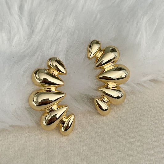 BRINCO MARCIA GDE - BANHO DE OURO 18k