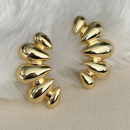 BRINCO MARCIA GDE - BANHO DE OURO 18k