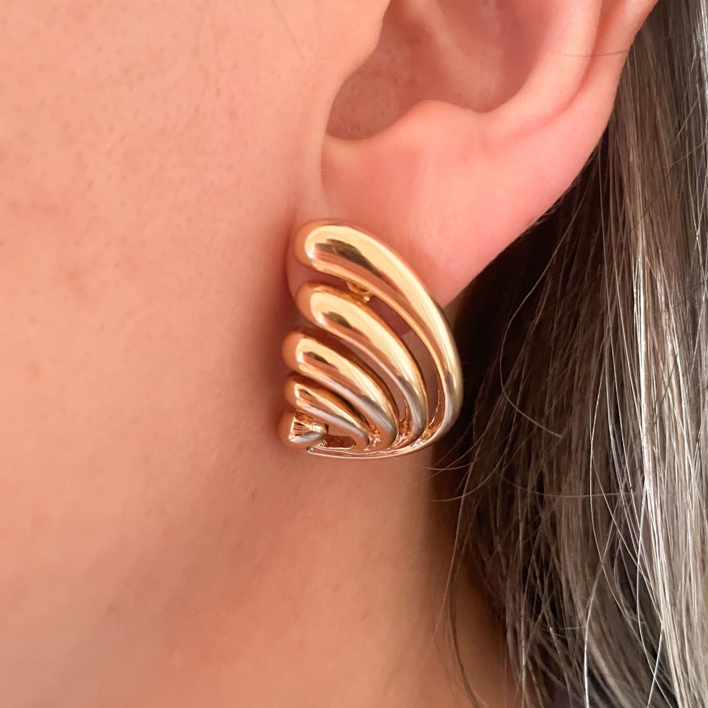 BRINCO NAIR GDE - BANHO DE OURO 18k