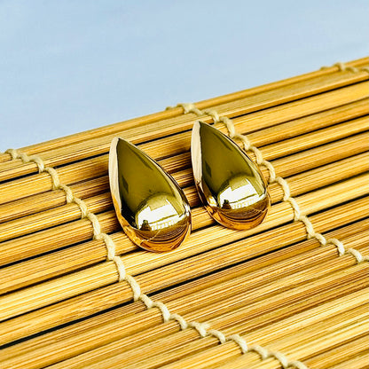 BRINCO KARINA GDE - BANHO DE OURO 18k