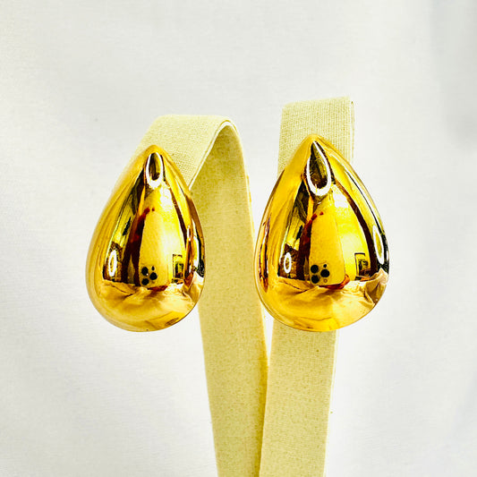 BRINCO KARINA GDE - BANHO DE OURO 18k