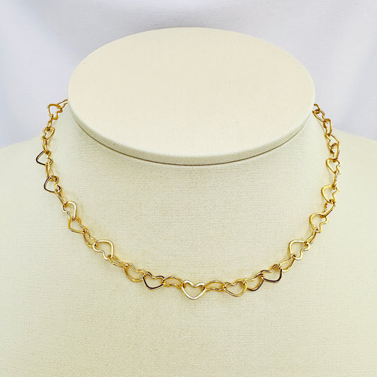CHOKER SUBLIME 35 CM - BANHO DE OURO 18k