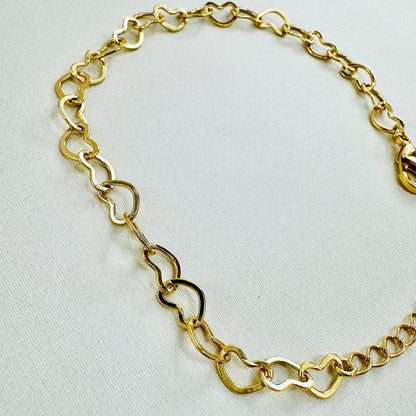 PULSEIRA ELVIRA G  - BANHO DE OURO 18k