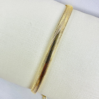 PULSEIRA EMILIA  - BANHO DE OURO 18k