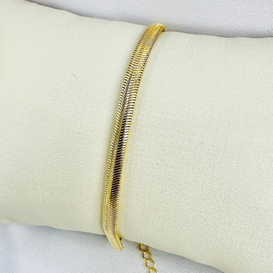 PULSEIRA EMILIA  - BANHO DE OURO 18k
