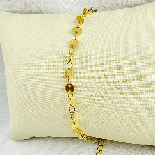 PULSEIRA ELIETE  - BANHO DE OURO 18k