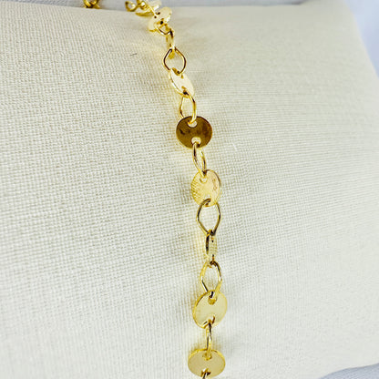 PULSEIRA ELIETE  - BANHO DE OURO 18k