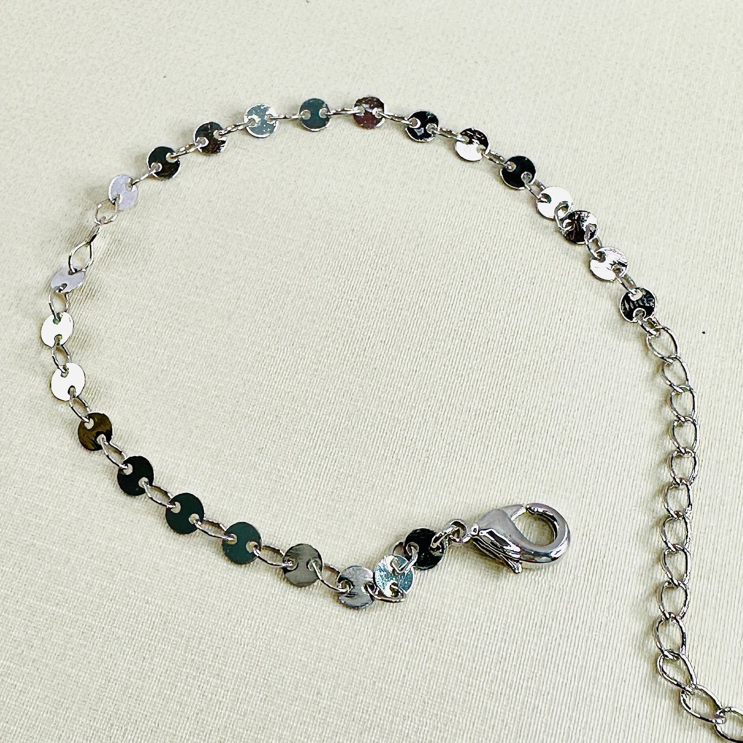 PULSEIRA ELIETE  - BANHO DE RÓDIO BRANCO