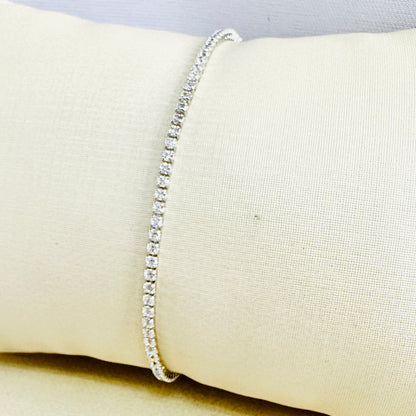 PULSEIRA DALILA  - BANHO DE RÓDIO BRANCO