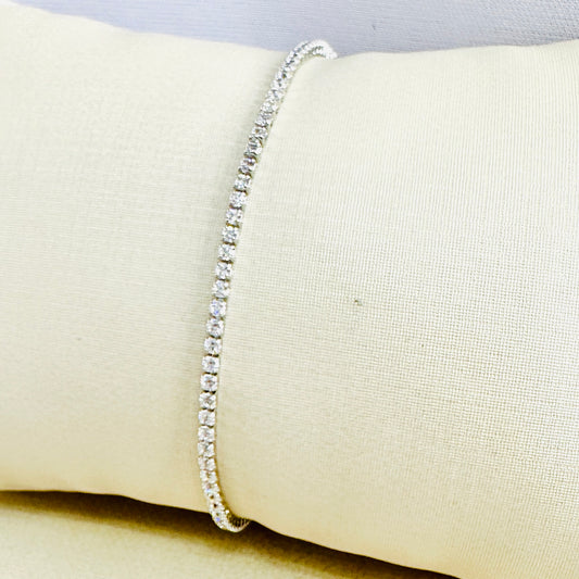 PULSEIRA DALILA  - BANHO DE RÓDIO BRANCO