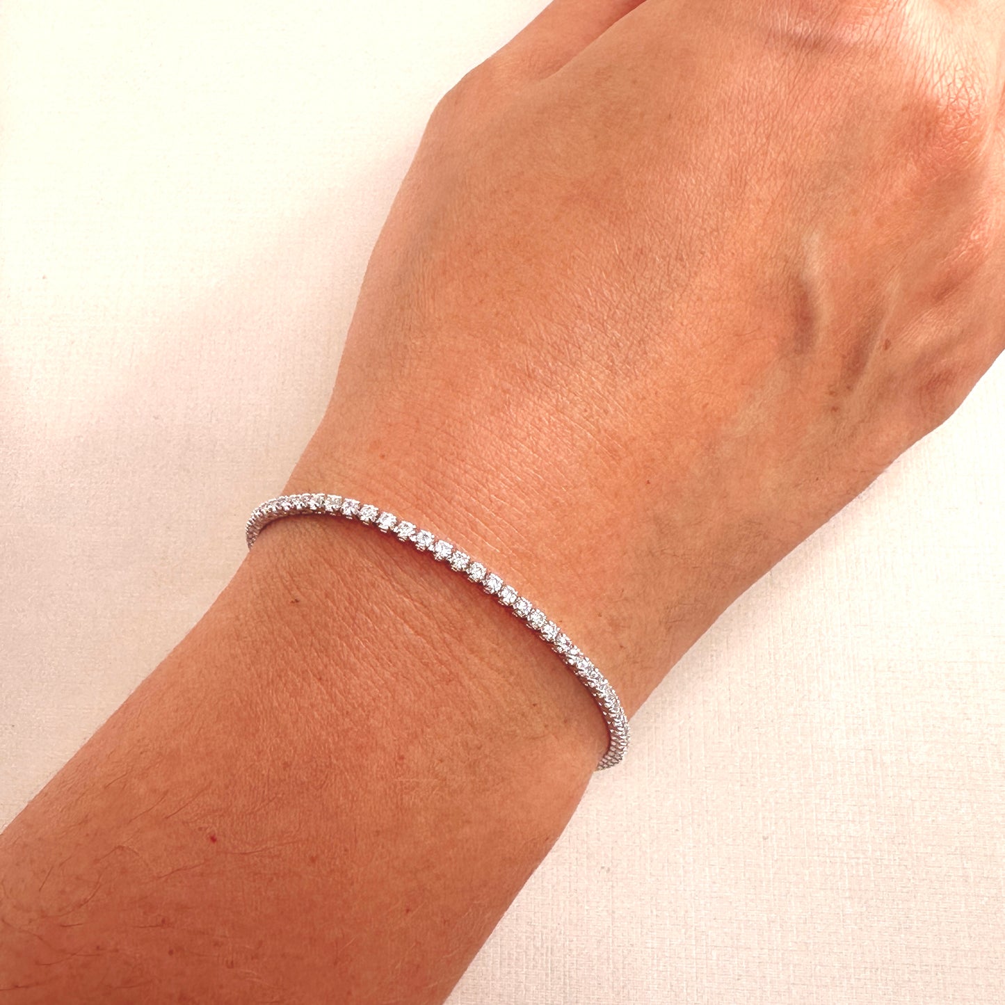 PULSEIRA DALILA  - BANHO DE RÓDIO BRANCO