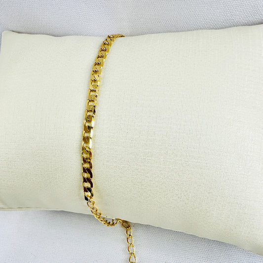 PULSEIRA ELVIRA - BANHO DE OURO 18k