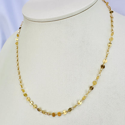 COLAR MEDALHAS 45 CM - BANHO DE OURO 18k