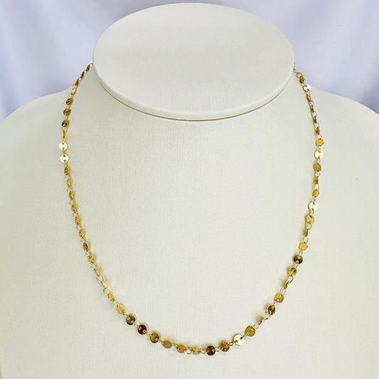 COLAR MEDALHAS 45 CM - BANHO DE OURO 18k