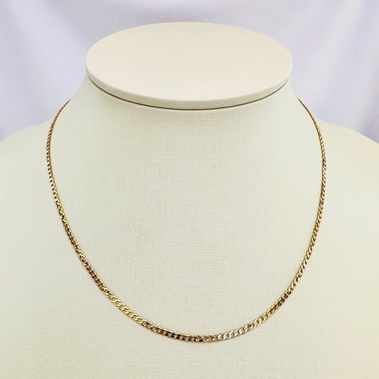 COLAR GABRIELA F 45 CM - BANHO DE OURO 18k