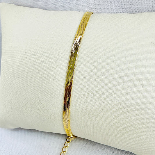 PULSEIRA EUNICE  - BANHO DE OURO 18k