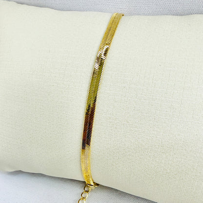 PULSEIRA EUNICE  - BANHO DE OURO 18k