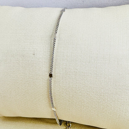 PULSEIRA DINDA  - BANHO DE RÓDIO BRANCO