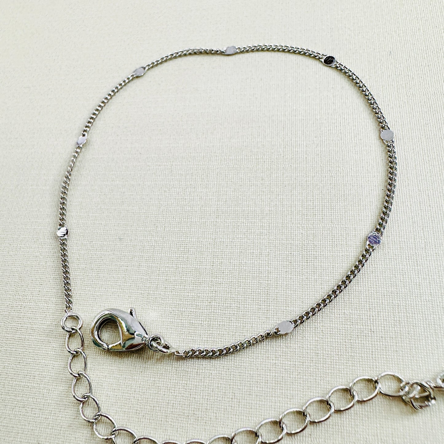 PULSEIRA DINDA  - BANHO DE RÓDIO BRANCO